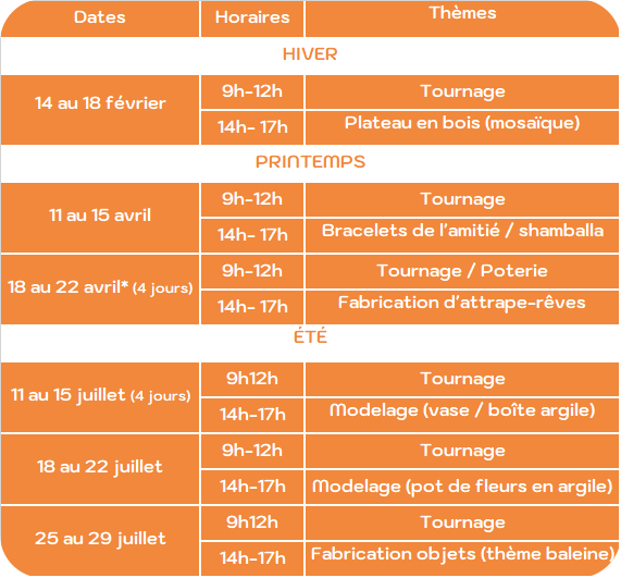 programme-stages-artistiques-2022 programme stages artistiques 2022