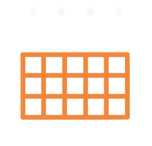 calendrier avec dates des étapes